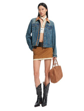 "Savanna Series" Washed Panel Denim Jacket - CHINASQUAD