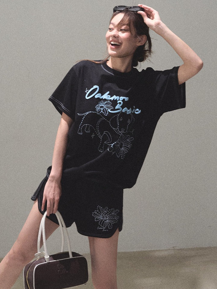Long-Staple Cotton Relaxed Lounge Set