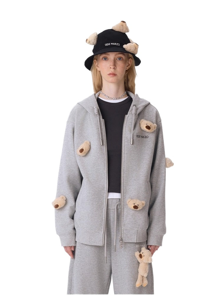 Teddy Cloud Zip Hoodie