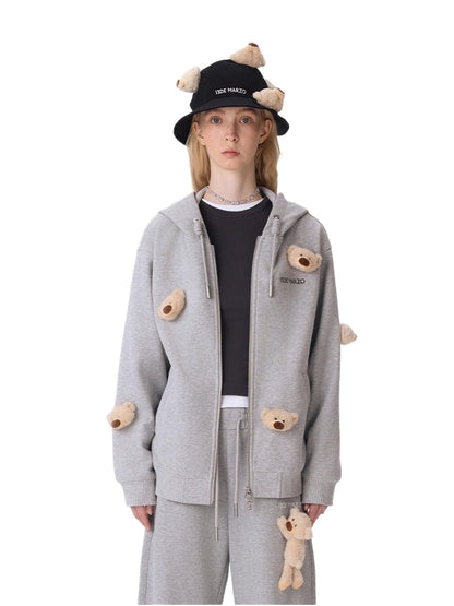 Teddy Cloud Zip Hoodie