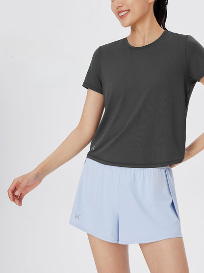 Round-neck Loose Quick-dry Fitness Shirt