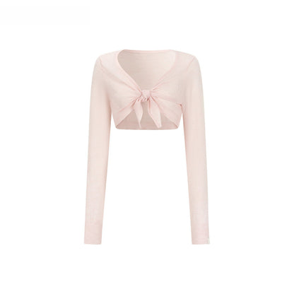 Knit Cardigan &amp; Camisole Two-Piece Set