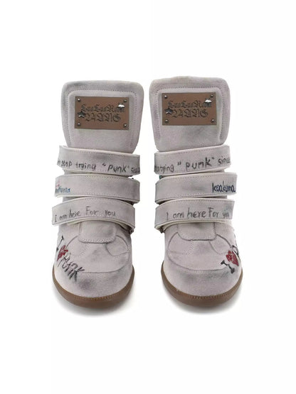 High-Heel Sport Sneakers