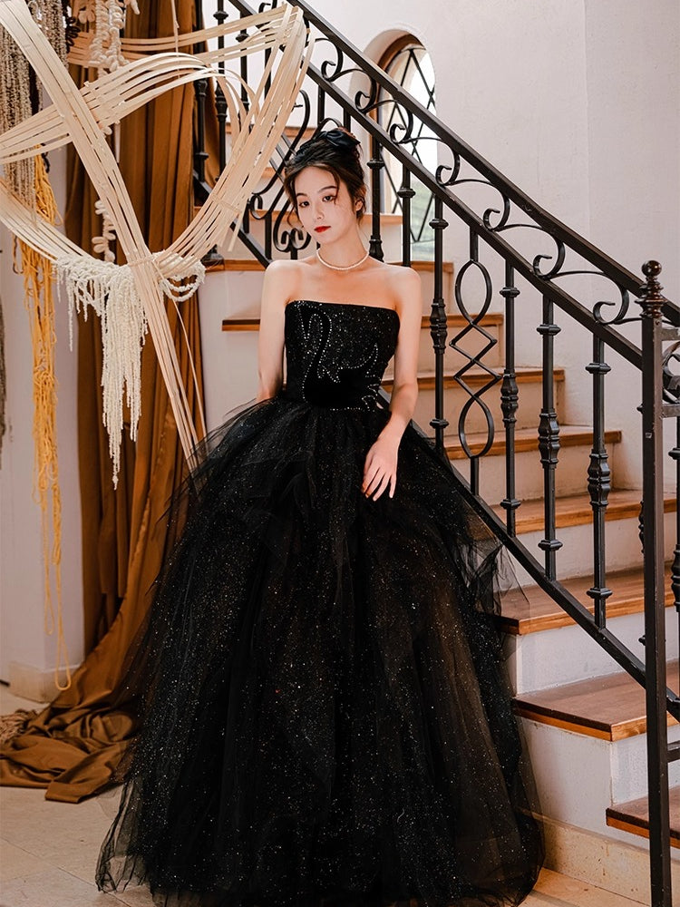black swan lace dress The Black Swan Lace Wing Sleeve Gown S