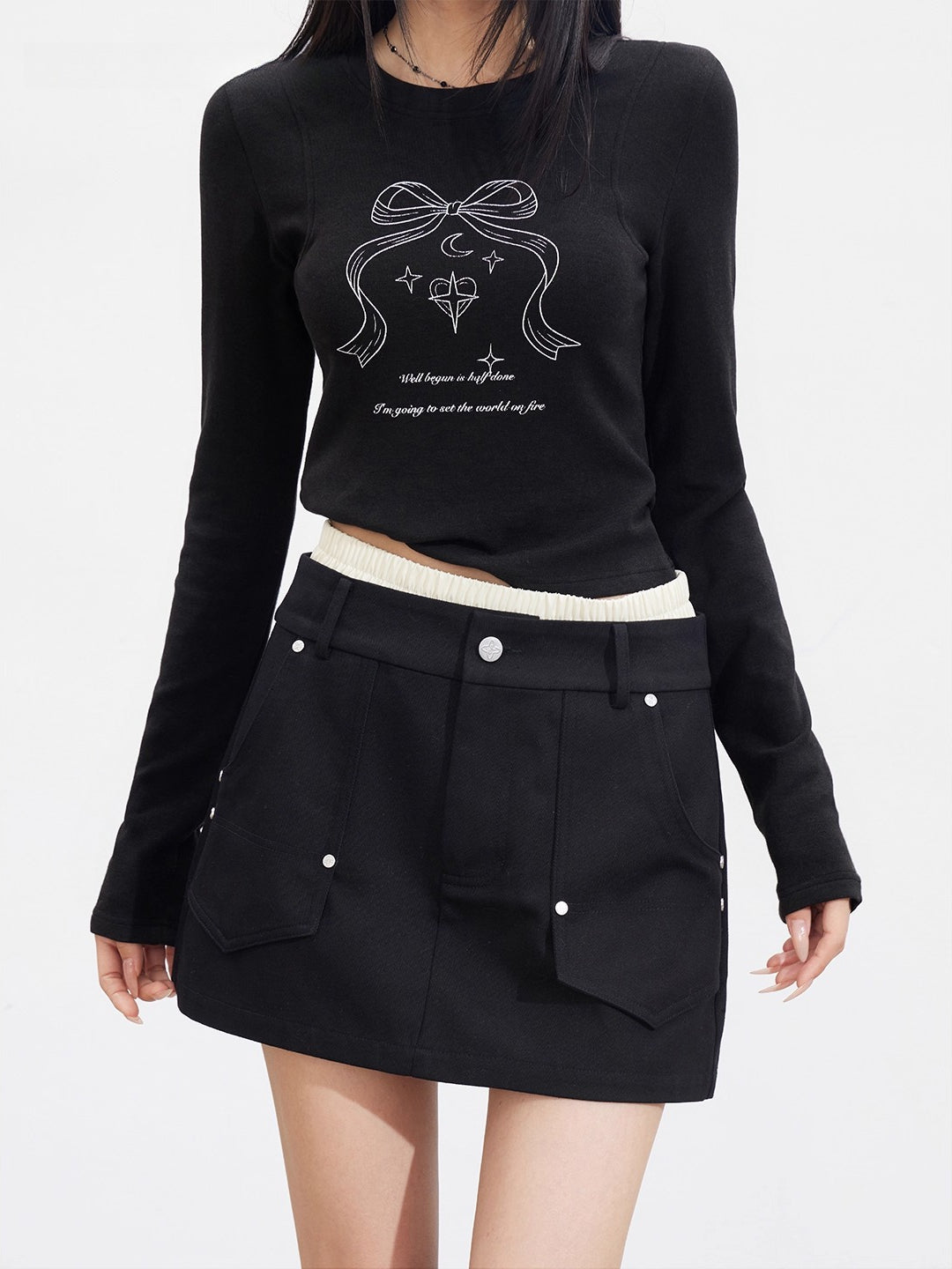 Detachable Waist Cargo Skirt - CHINASQUAD