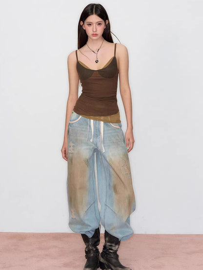 Colorblock Lyocell Knit Camisole