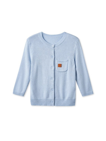 Cashmere Round Neck Regular Shoulder Cardigan - CHINASQUAD