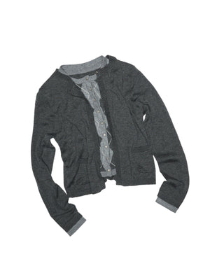 Gray Cardigan / S