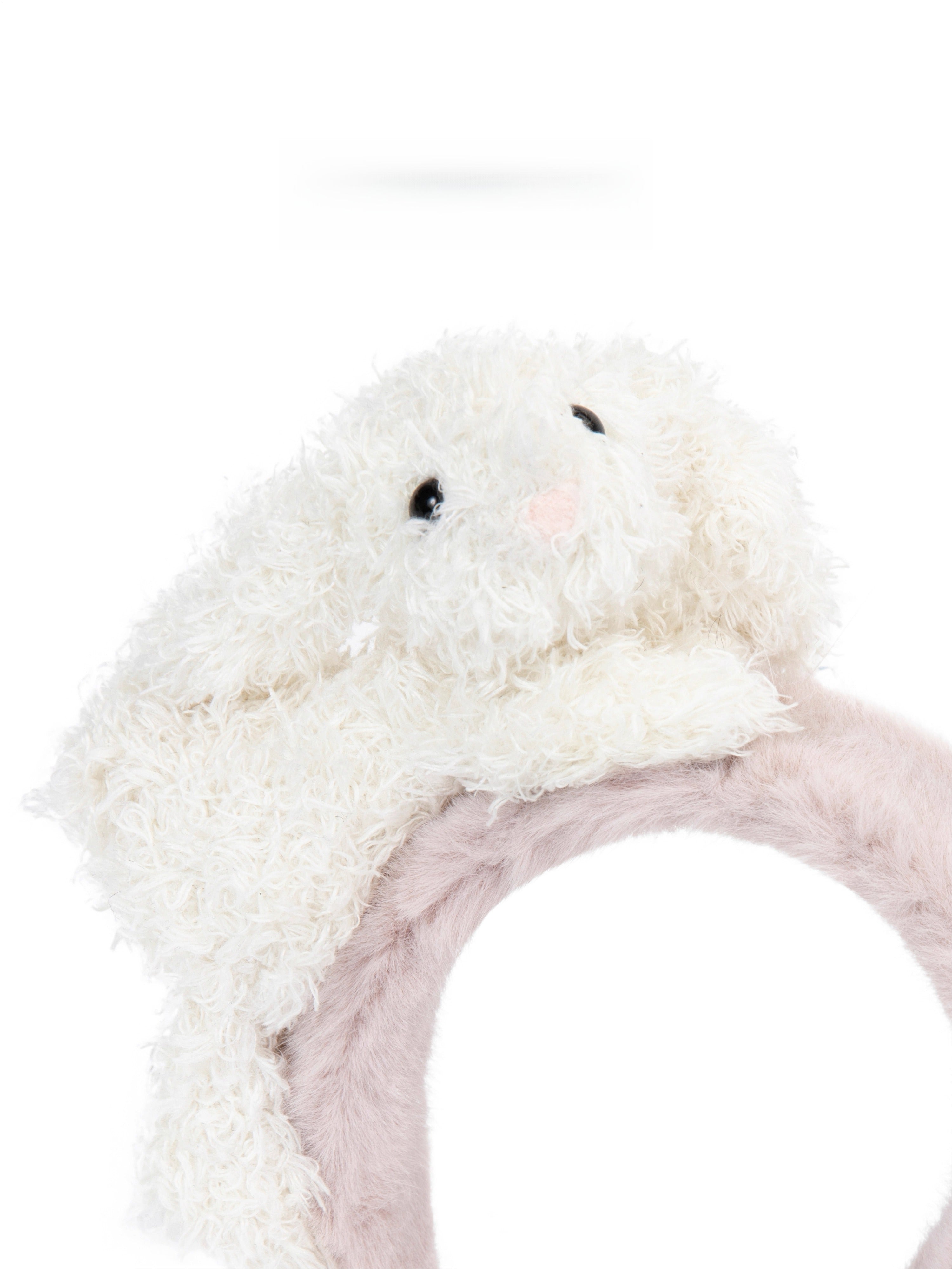 Fluffy Plush Doll-Inspired Headband