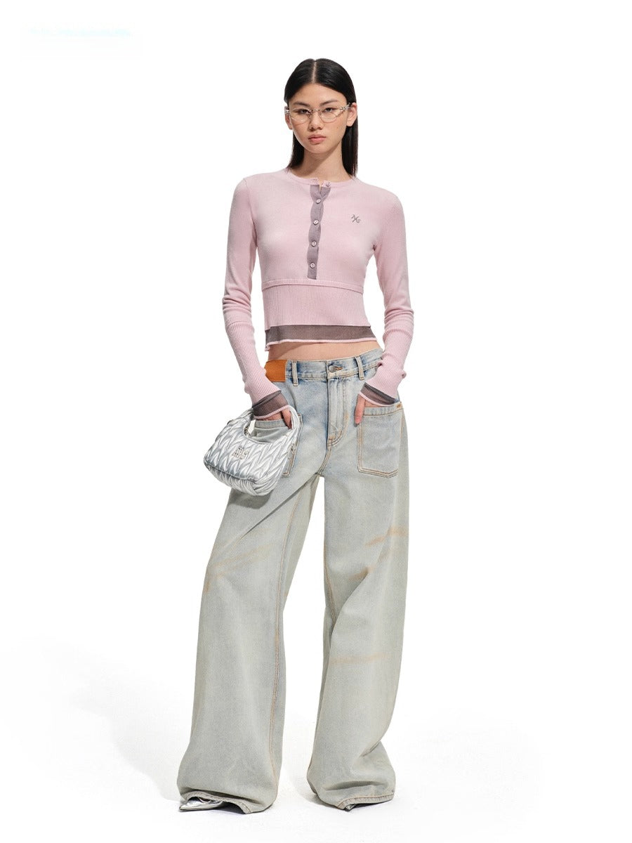 Norman Wool-Blend Layered Knit T-Shirts