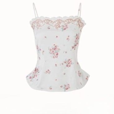 Cosagach Pearl Satin Embroidered Camisole