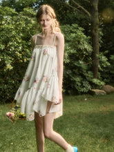 Irregular Lace Puff Dress - CHINASQUAD