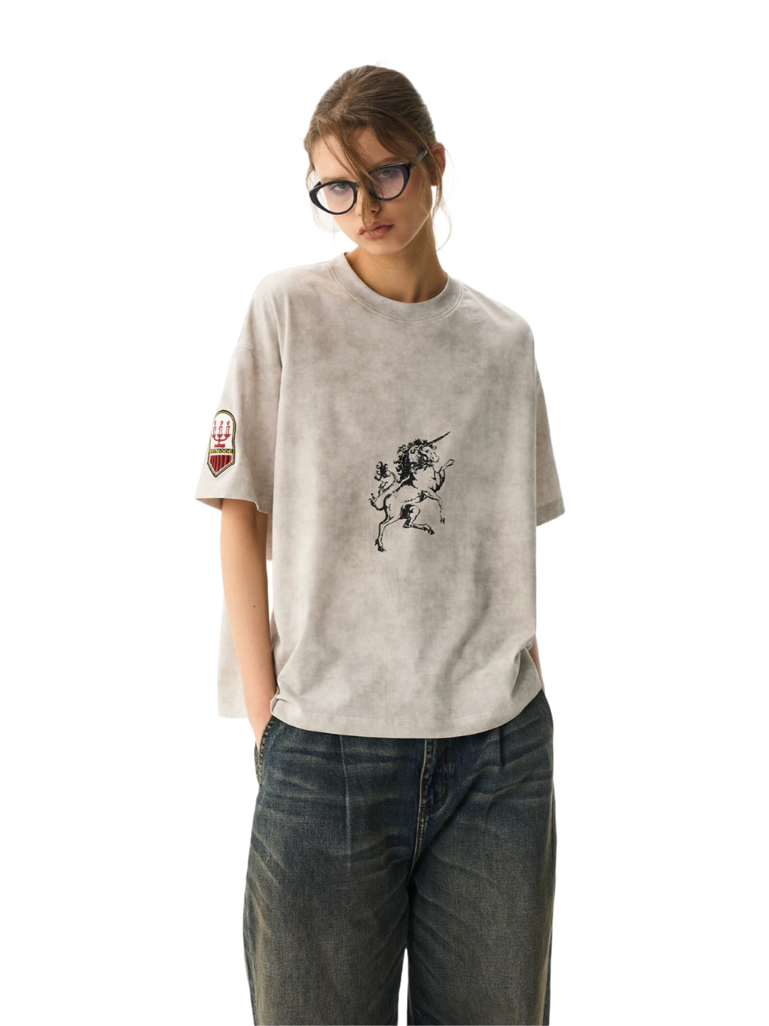 Waxed Unicorn Graphic T-Shirt
