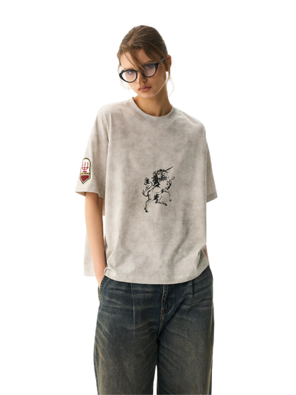 Waxed Unicorn Graphic T-Shirt