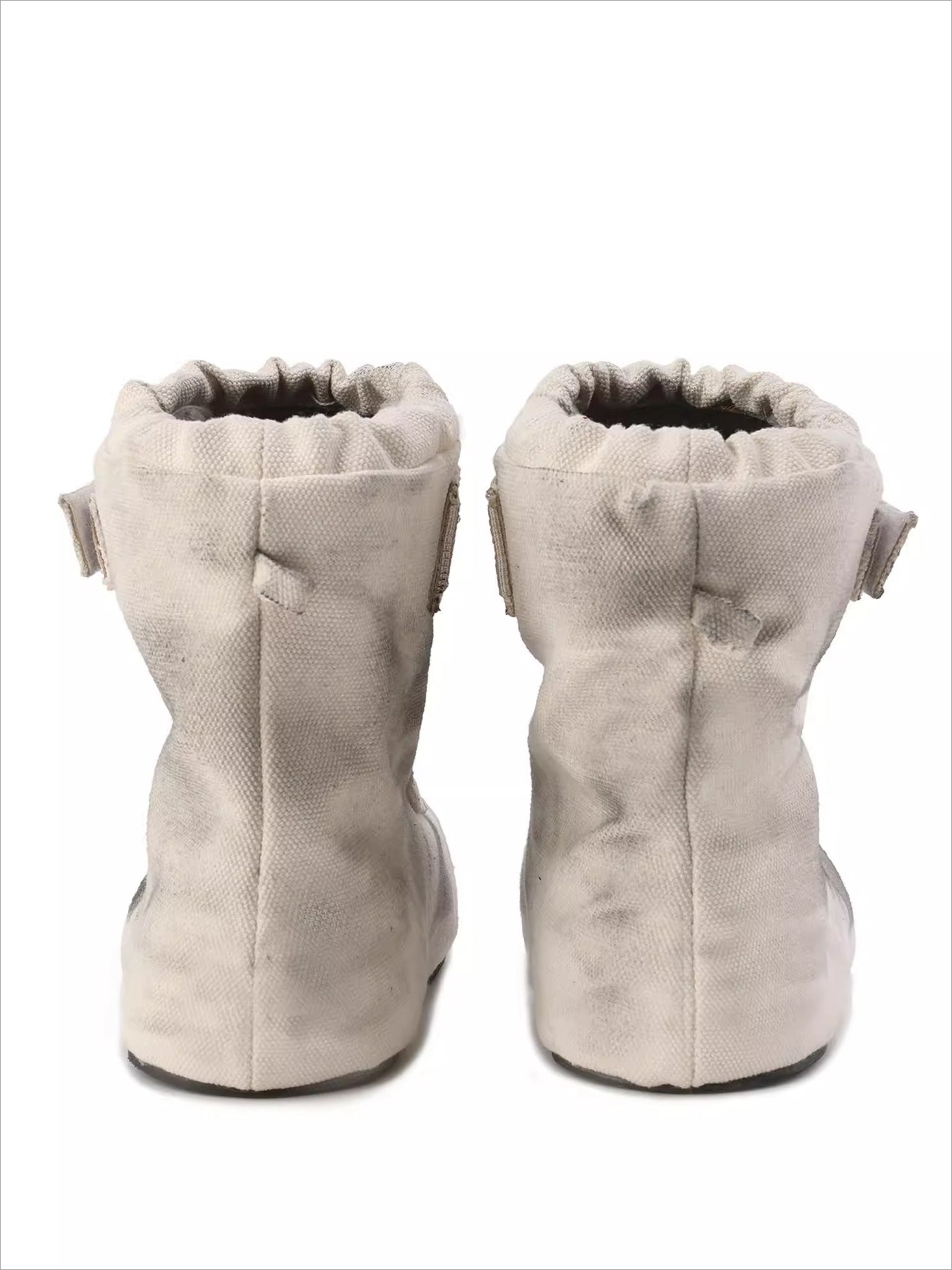 Detachable Sole Distressed Snow Boots