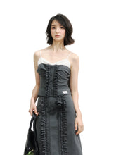 Miu-Style Lace Trimmed Tank Top & Skirt Set - CHINASQUAD