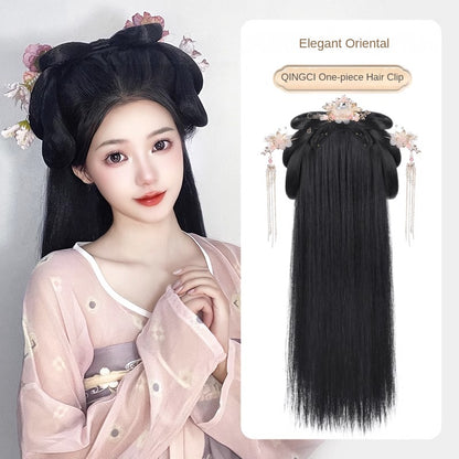 清辞 QINGCI One-piece Wig Hairpiece - CHINASQUAD