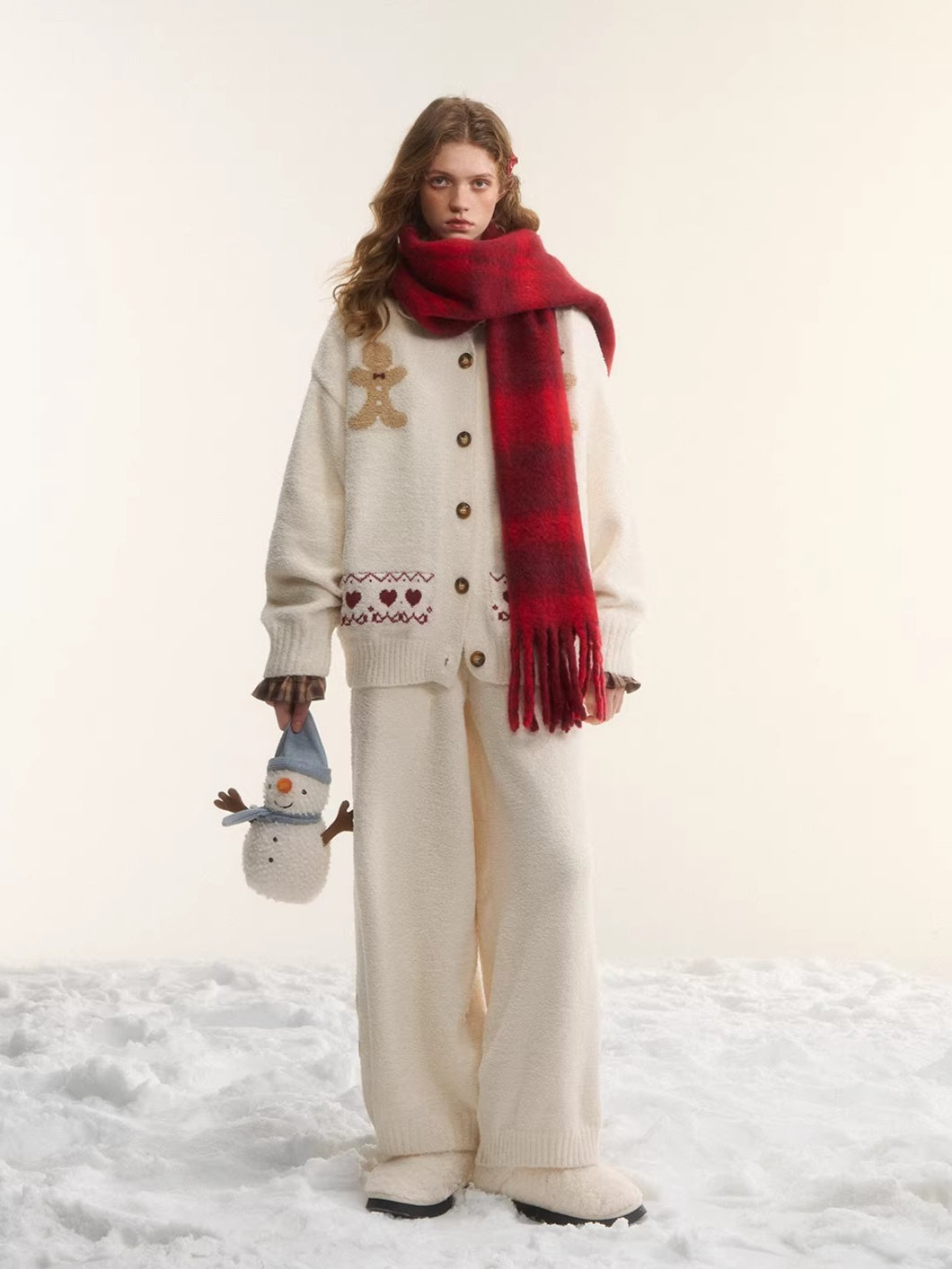 Gingerbread Knit Lounge Sweater &amp; Pants Set