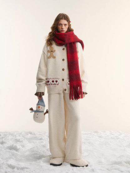 Gingerbread Knit Lounge Sweater &amp; Pants Set