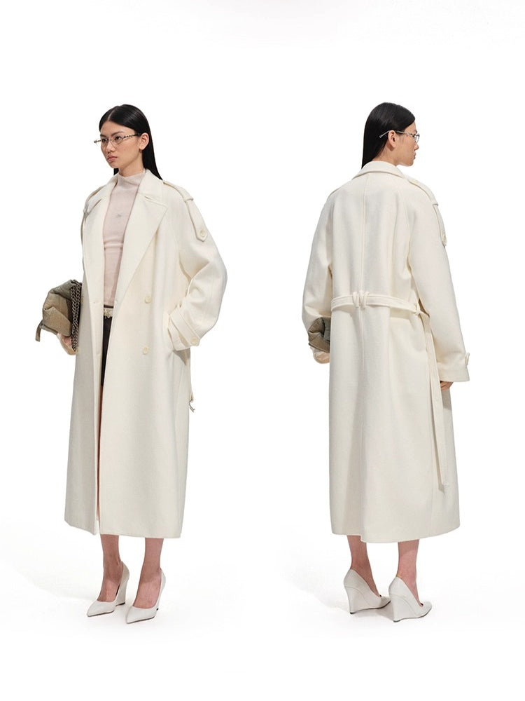 Arctic Muse Wool-Blend Coat