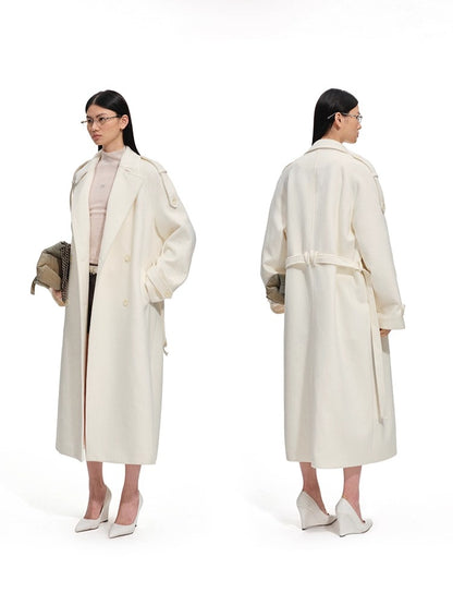 Arctic Muse Wool-Blend Coat