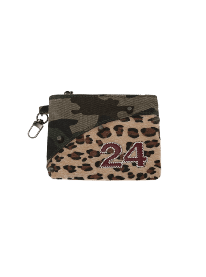 Camo Studded Grunge Card Holder