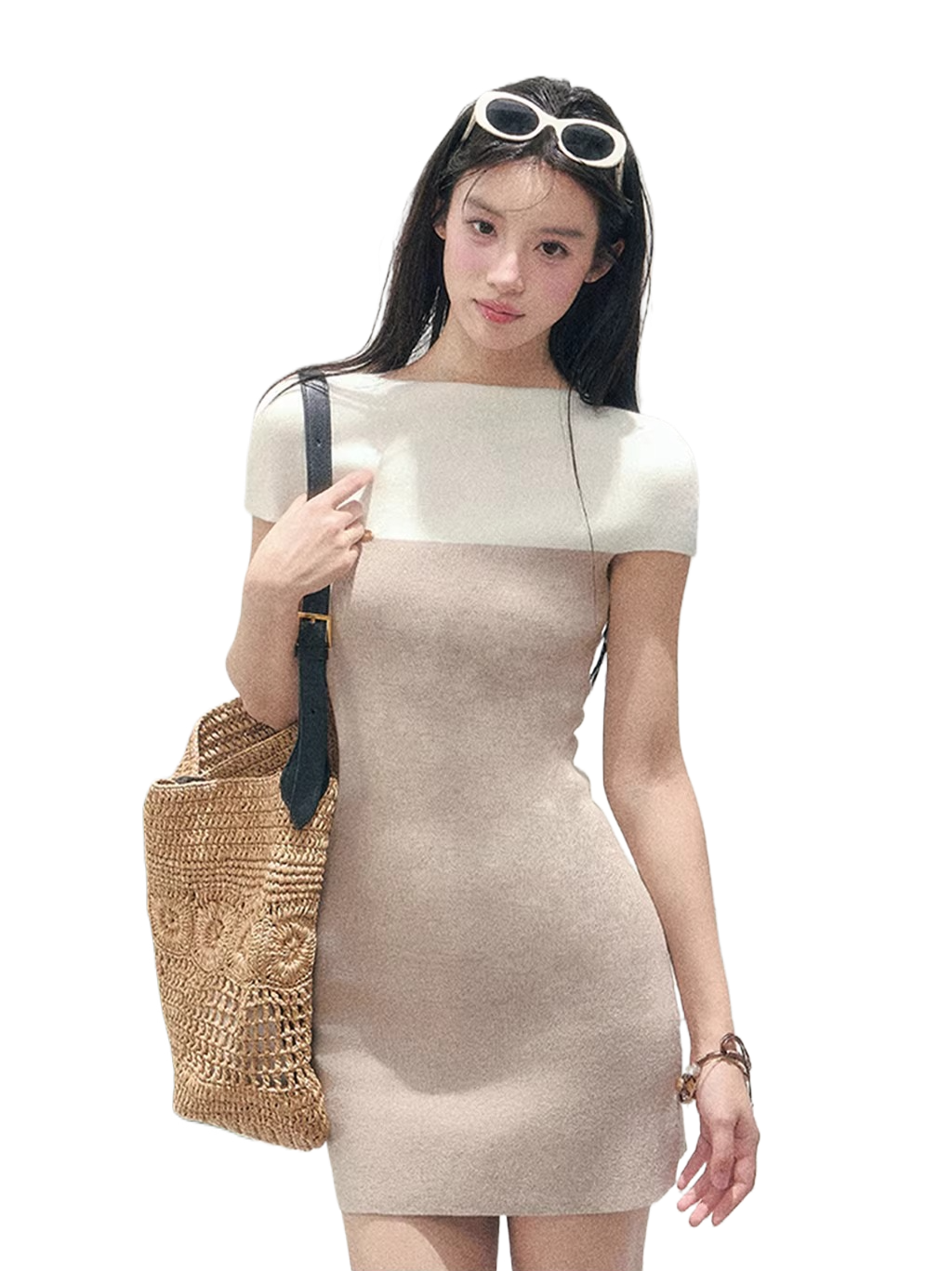 Moonlit Elegance Knit Dress