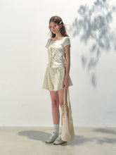 Sea Salt Flavor Printed Short-Sleeve Tie T-shirt & Skirt Set - CHINASQUAD