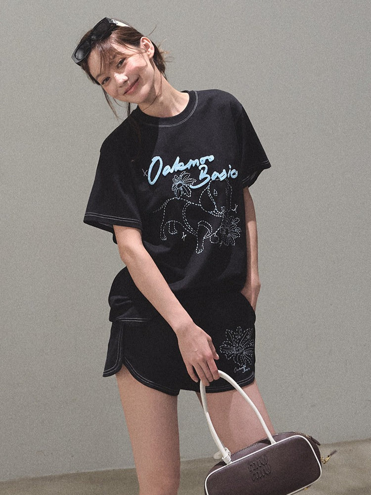 Long-Staple Cotton Relaxed Lounge Set