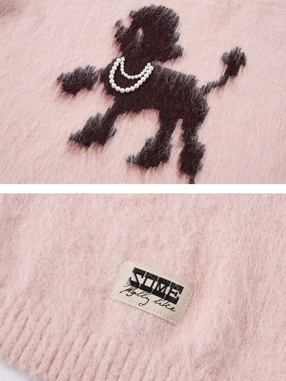 Playful Puppy Crewneck Sweater