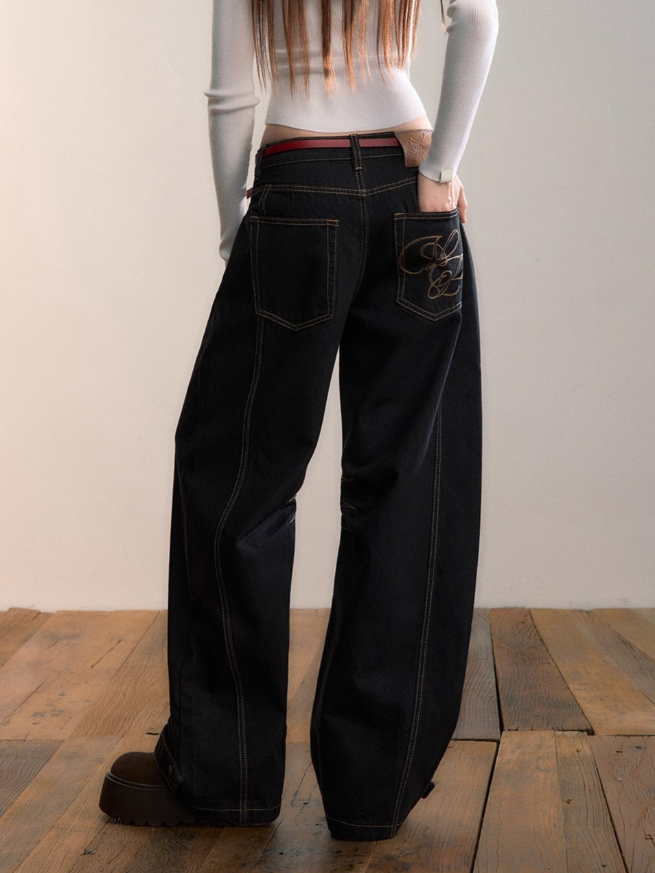 Original Vintage Straight-Leg Denim Pants