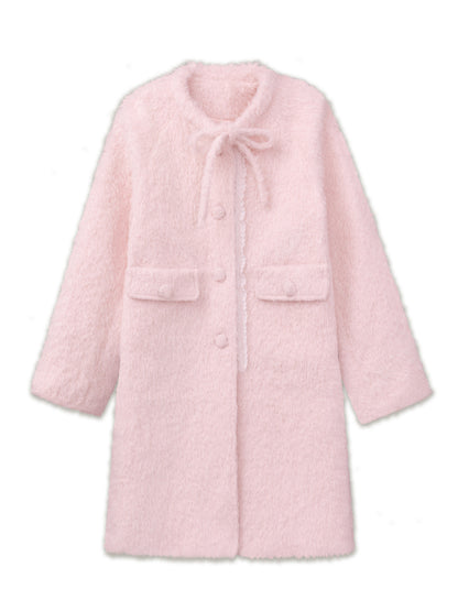 Baby Pink Woolen Coat