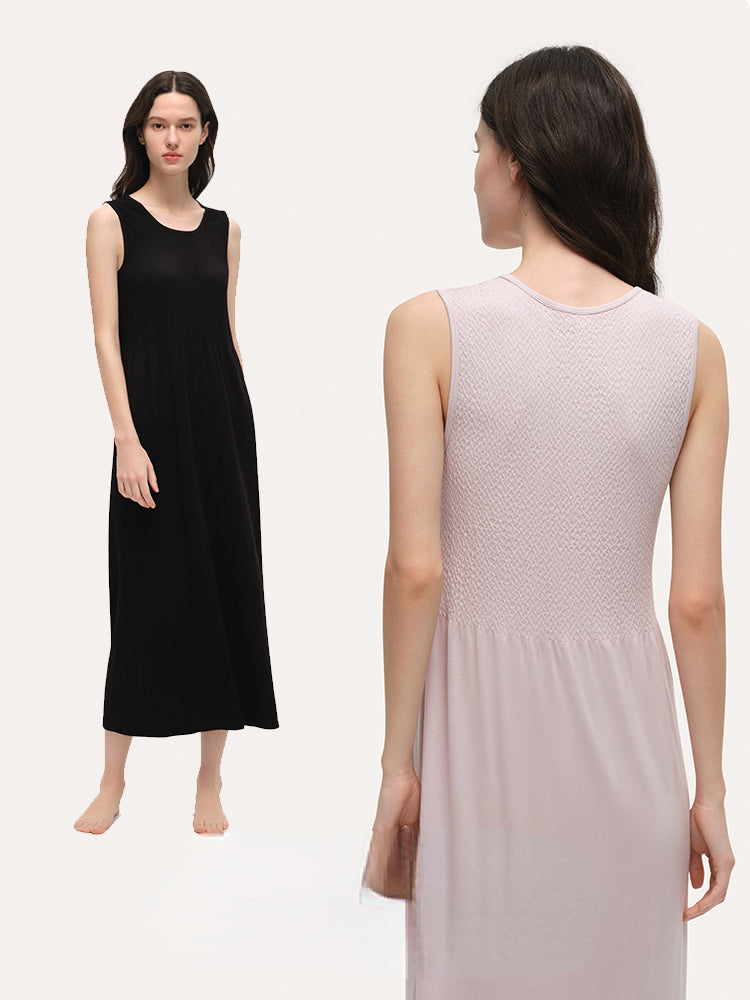 One-piece Knit Tank Nightgown