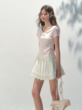 Lace Bow Retro T-shirt - CHINASQUAD