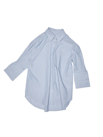 Mid Sleeve Loose-fit Shirt &amp; Skirt Set