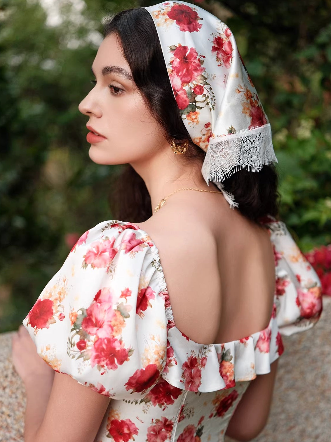 French Resort Waist-Defining Dress