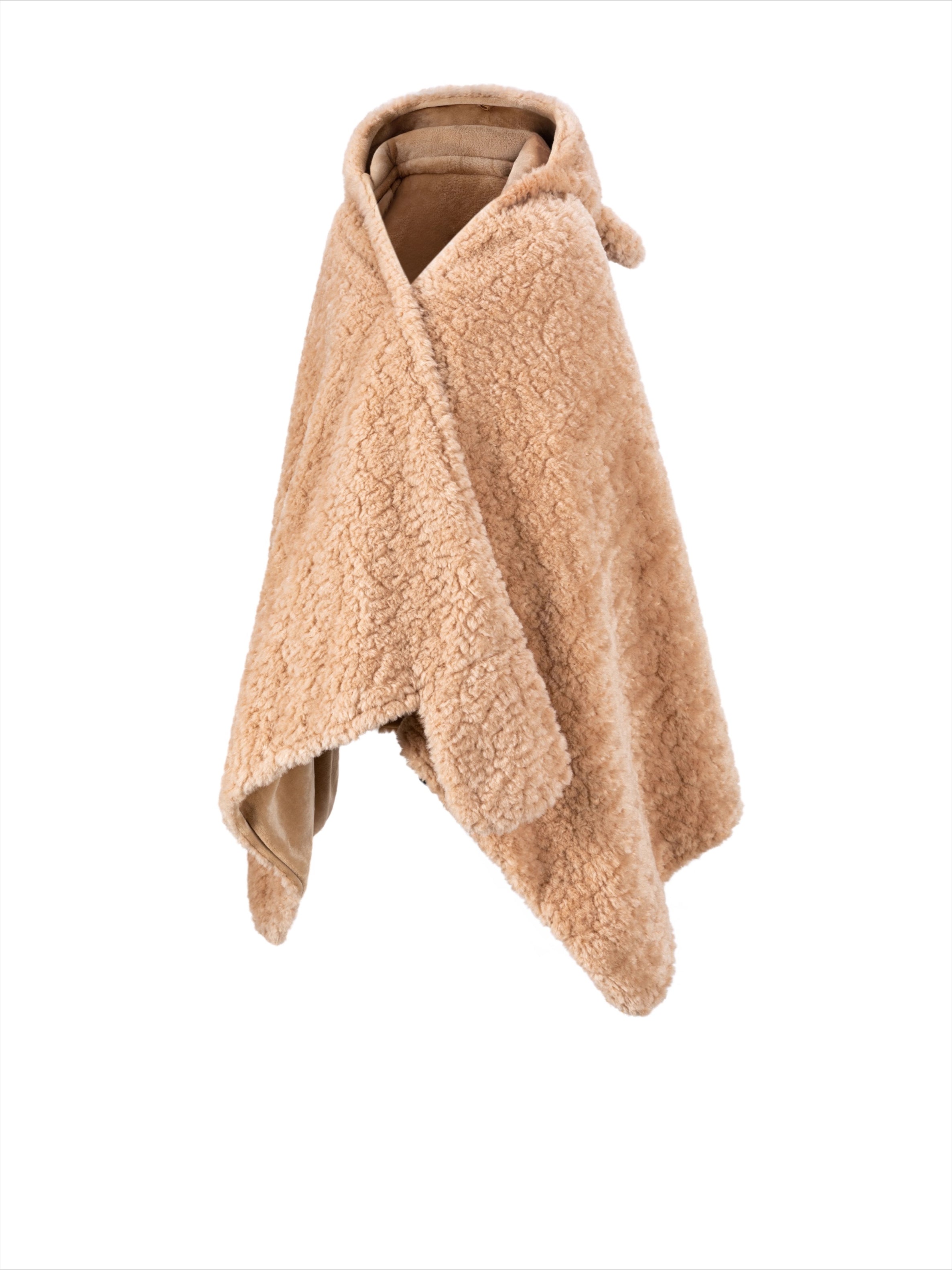 Plush Doll Fleece Throw Blanket