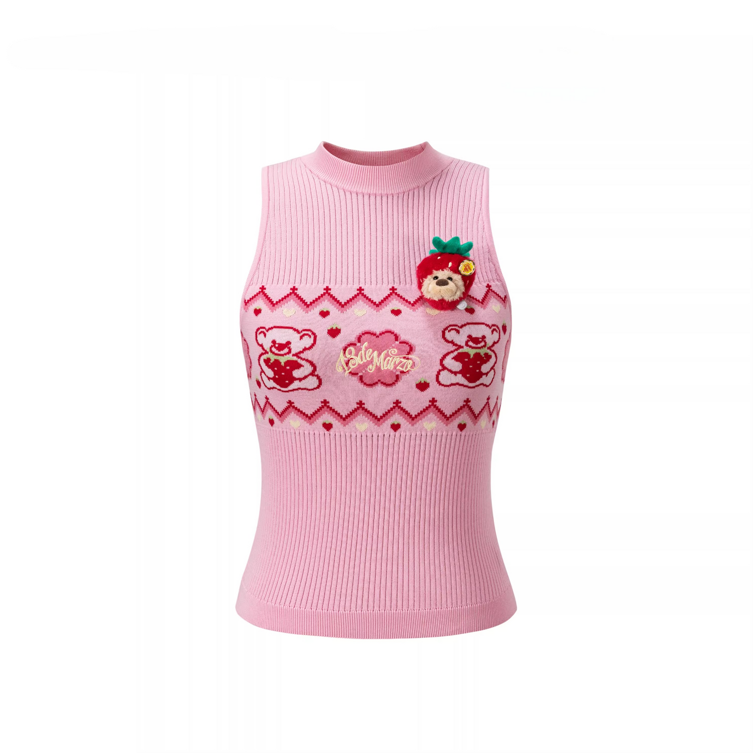 Candy Knit Cropped Vest