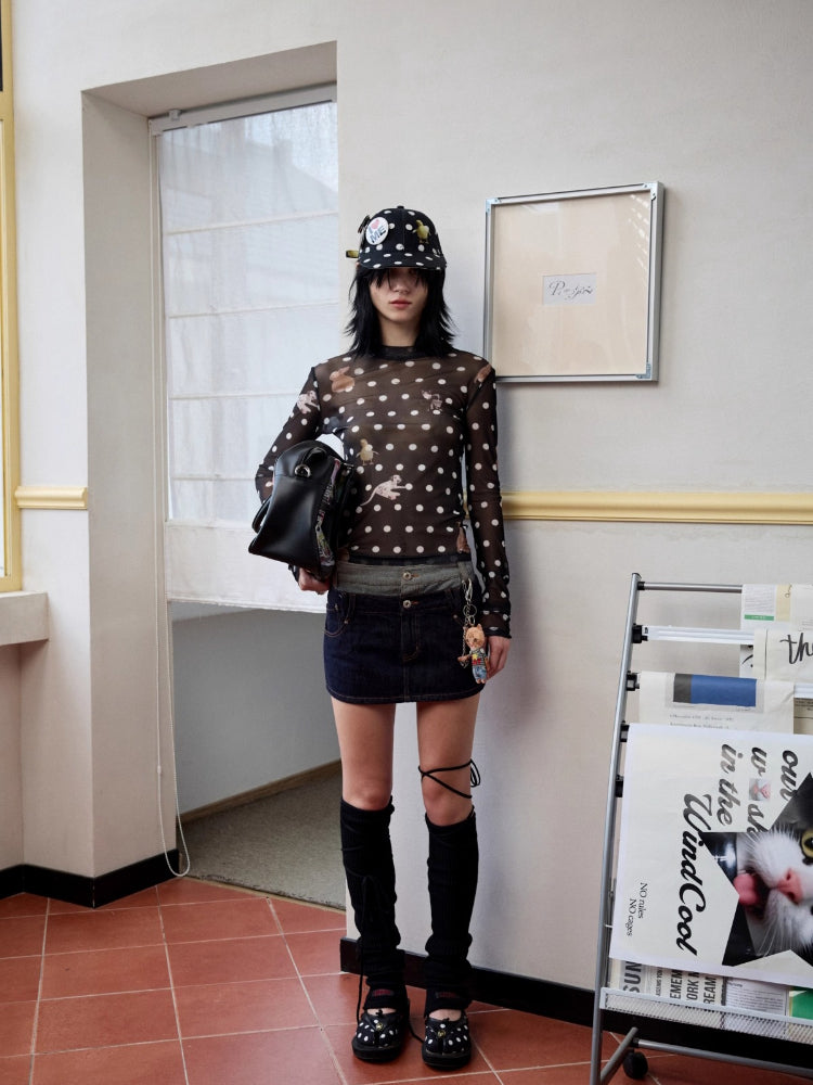 Knitted Cross-Strap Leg Warmers