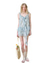 Lace Flower Ruffle Camisole Dress - CHINASQUAD