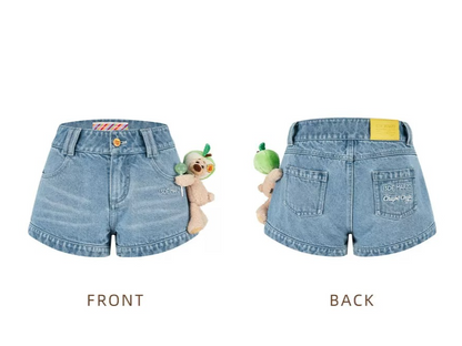 Lollipop V-Waist Slim-Fit Shorts
