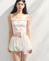 SUNSET PARK Fake Three-Piece Color-Blocked Layered Vest – Light Pink