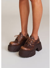 Future Mirage Leather High Heel Derby Snow Mountain - CHINASQUAD