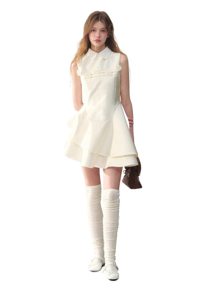 Sleeveless Round Neck Princess Bubble Dress