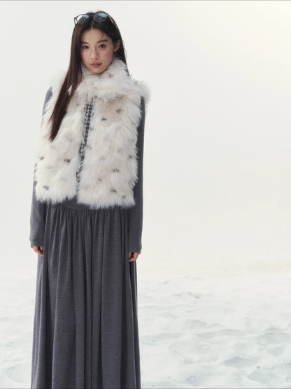 Reversible Fashion Faux Fur Jacket