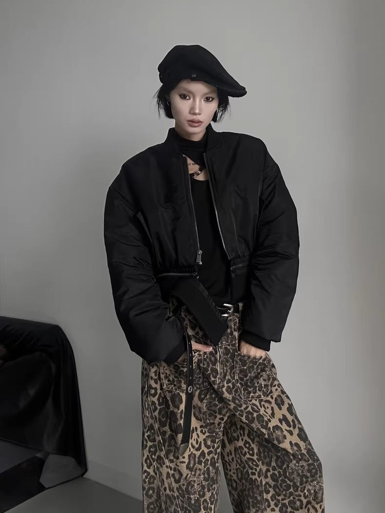 Embroidered Washed Utility Forward Cap