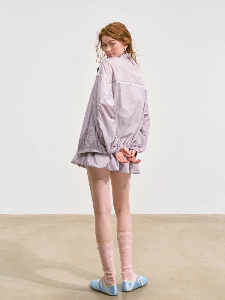 Lace Sun Protection Jacket &amp; Skirt Set