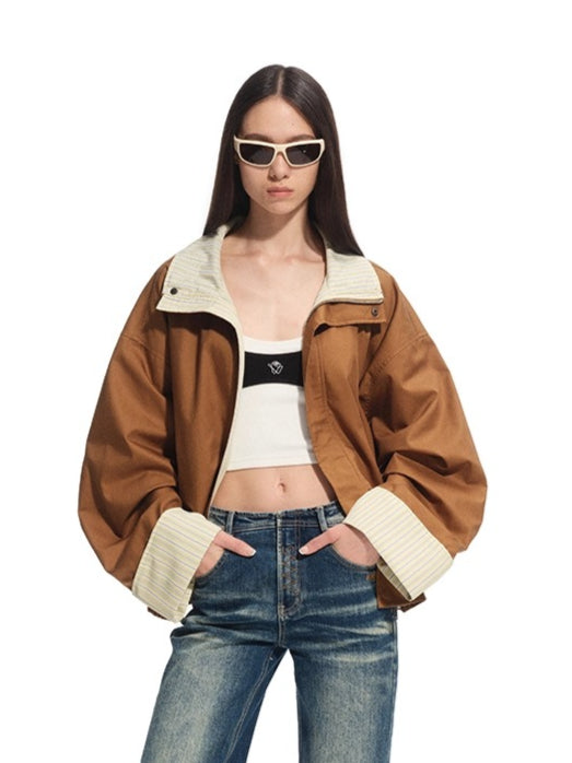 Sea Buckthorn Drop-shoulderJacket