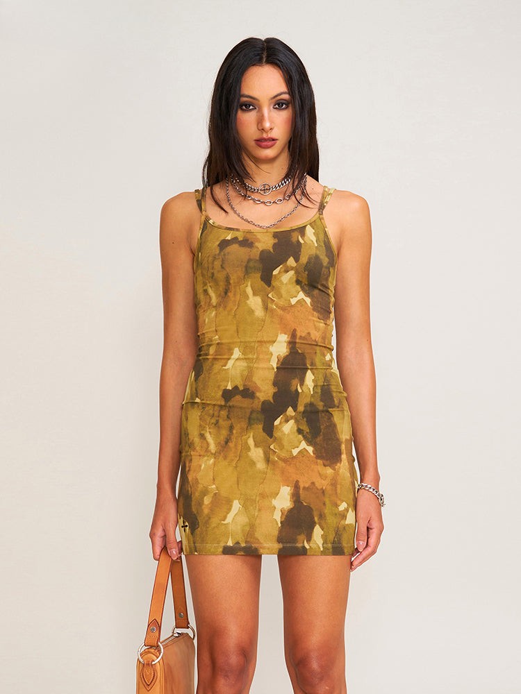 VINTAGE HURRICANE FADE SHORT DRESS HURRICANE CAMOUFLAGE VINTAGE HURRICANE FADE SHORT DRESS HURRICANE CAMOUFLAGE
