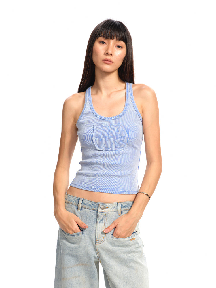 Applique U-Neck Vest Sling - CHINASQUAD